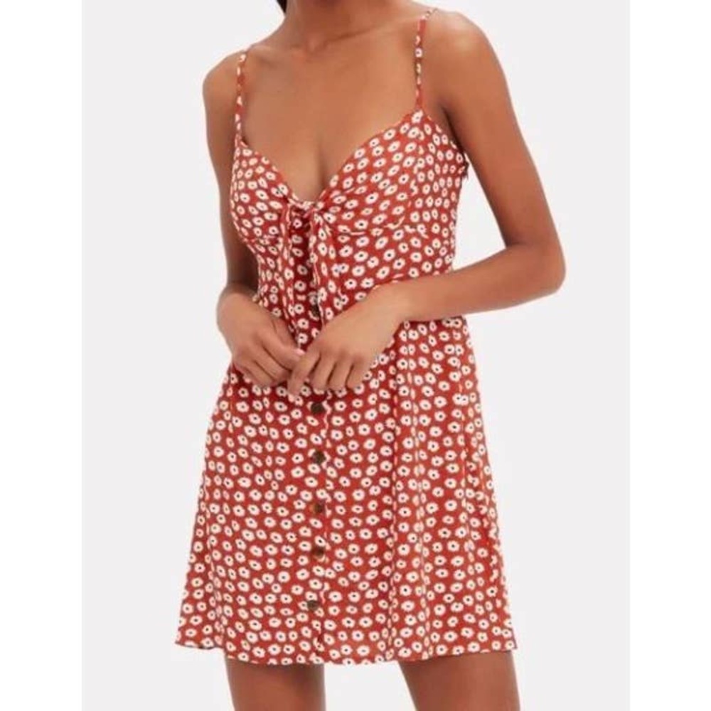 Faithfull The Brand Rodeo Floral Daisy Mini Dress